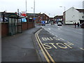 Bus stop on Trinity Street, Gainsborough