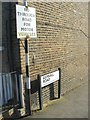 Pre Worboys sign, Aspinall Road, Brockley