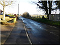 Looking north-northeast along Monkton Court Lane