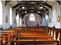 The nave and sanctuary of St Michael