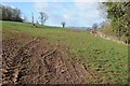 Farmland above Glasbury