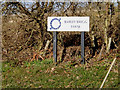 TM2573 : Barley Brigg Farm sign by Geographer