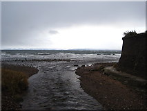 NS2047 : Mouth of the Kilbride Burn, Seamill by Chris Holifield