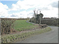 Road to Laxfield near Low Farm