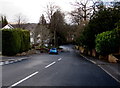 Drysgol Road descends towards the B4262, Radyr, Cardiff