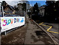 SLOW DOWN Please! past Radyr Primary School, Cardiff