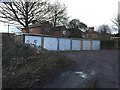 Hartshill: lock-up garages behind Albany Grove