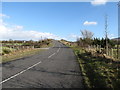 Approaching the bridge over the A1 along Lower Newtown Road