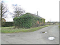 Ivy covered building at Wood Farm