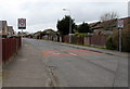 Start of the 20 zone along Danescourt Way, Cardiff