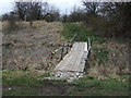 Footbridge over drain