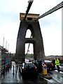 ST5673 : Western support  tower and chains, Clifton Suspension Bridge by Jaggery