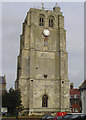 TM4290 : Beccles church tower by Adrian S Pye