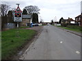 Approaching the level crossing on Station Road