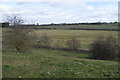 SJ7951 : Audley: field and stream north of village by Jonathan Hutchins