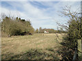 Dial Cottage across the meadow