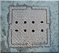 SE0723 : Locally-made manhole cover in Washer lane, Skircoat by Humphrey Bolton