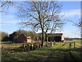 Derelict farm buildings near Gautby