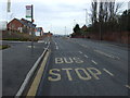 Bus stop on Sheffield Road, Stonegravels