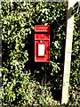 TM0478 : Crossroads Postbox by Geographer