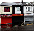 Three shuttered businesses in  Bridge Street,  Pontypridd