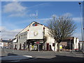 Fire-damaged former cinema in Cardiff