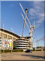 SJ8698 : Construction Work at Etihad Stadium by David Dixon