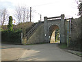 Arch under the railway at Bourne Park