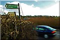 Main Road, Wetley Rocks **Public Footpath Sign**