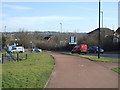 Cycle path near Halfway Park and Ride