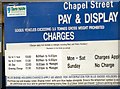 TMBC Pay & Display charges