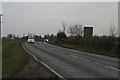 A46 on a wet March evening NE of Faldingworth