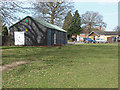 SU9745 : Cricket pavilion, Broadwater Park by Alan Hunt