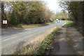 End of the pavement on Effingham Common Road