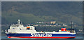 J3880 : The "Stena Hibernia", Belfast Lough (March 2015) by Albert Bridge