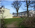 The houses of Park Wood seen from Brishing Road