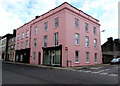 Pink corner in Pembroke Dock