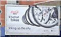 J3474 : Coca-Cola " Belfast Bikes" poster (March 2015) by Albert Bridge