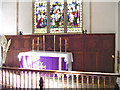 Reredos War Memorial at Eyke church