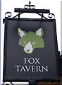 Sign for the Fox Tavern, Stalybridge