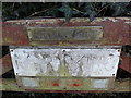 SU5766 : Kennet Side sign on gate by Geographer
