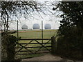 Bridleway and radar domes