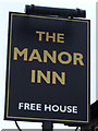 Sign for the Manor Inn