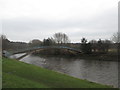 Footbridge over the River Irwell at Lower Kersal