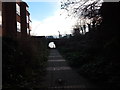 Arch under Marine Parade (from town)