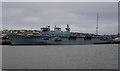 L12, HMS Ocean at Weston Mill Lake, Devonport