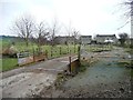 SE1350 : Cattle grid west of Hathenshaw Farm, Denton by Christine Johnstone