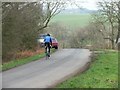 Cyclist on Gravelly Hill Lane