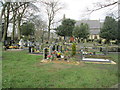 Christ Church Graveyard - viewed from  Saddleworth Road