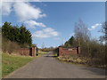 TM2080 : Entrance to Brockdish Hall & Brockdish Hall Farm by Geographer
